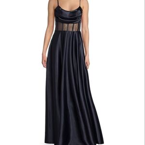 Elegant Black Evening Gown